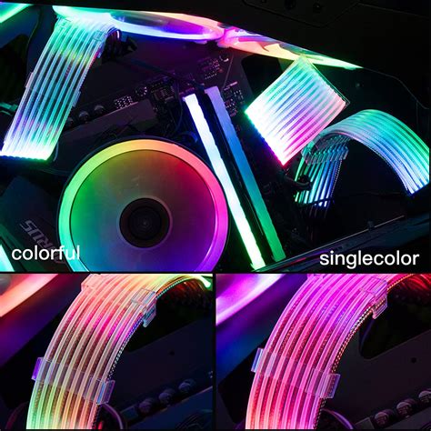 Buy ARGB Extension Cable Kit 24-Pin ATX Motherboard 8-Pin PCIE 8-Pin ...