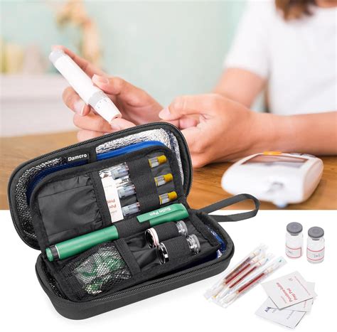 Buy Damero Insulin Cooler Travel Case, Diabetic Travel Case with 2 Ice ...