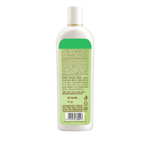 Lever Ayush Anti Dandruff Neem Shampoo, 175 ml Price, Uses, Side ...