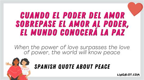70+ Spanish Quotes About Peace (And Their English Translation) - Lingalot