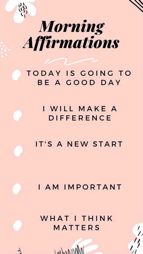 105 powerful morning affirmations for a good day | Morning affirmations ...