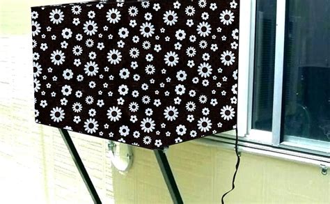 Stylista Window ac Cover 1.5 ton Waterproof and dustproof PVC Ditzy ...