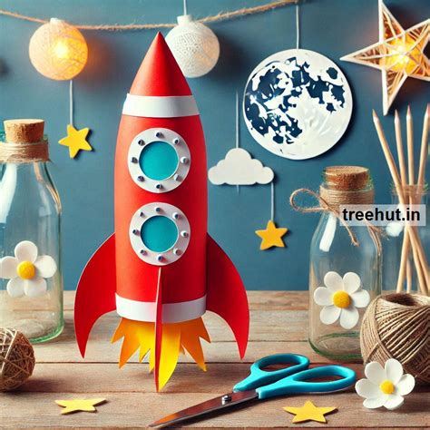 Rocket Bottle Decoration Ideas, Bottle Craft Ideas