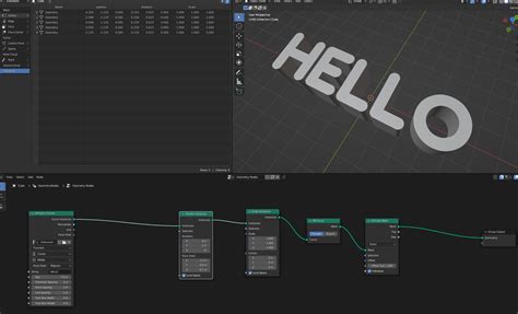 Image result for Blender Tutorial Geometry Node Text Effects