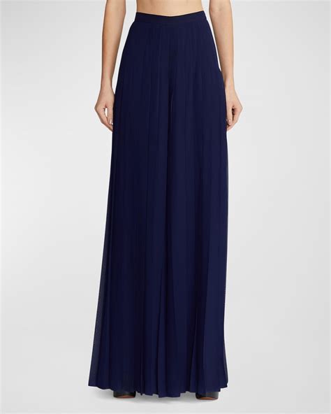 THE ROW Bufus Pleated Wide-Leg Pants | Neiman Marcus