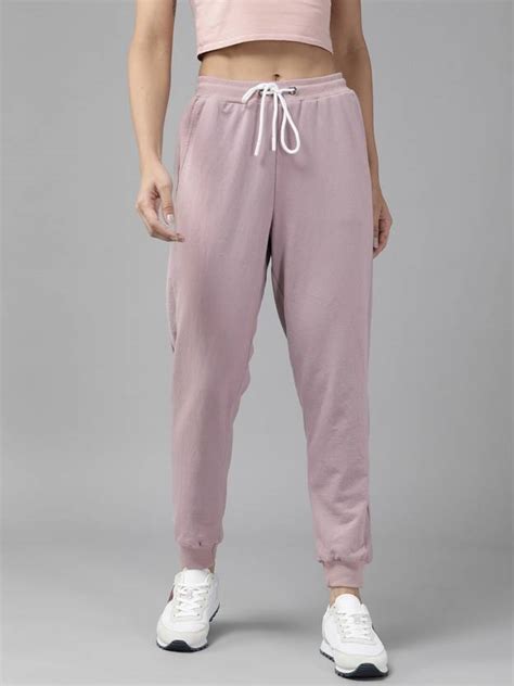Roadster Solid Women Purple Track Pants - Buy Roadster Solid Women ...