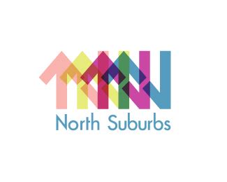 North Suburbs北郊青年项目标志Logo设计含义，品牌策划vi设计介绍