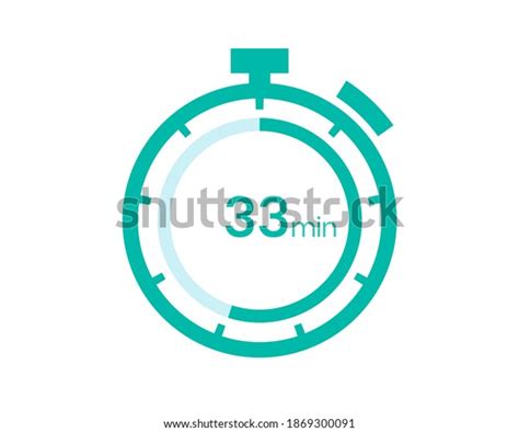33 Minutes Timer Icon 33 Min Stock Vector (Royalty Free) 1869300091 ...