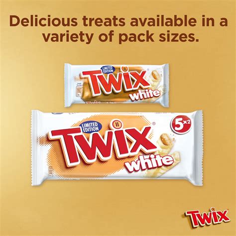 Twix White Chocolate Bar 5 x 46 g Online at Best Price | Lulu KSA