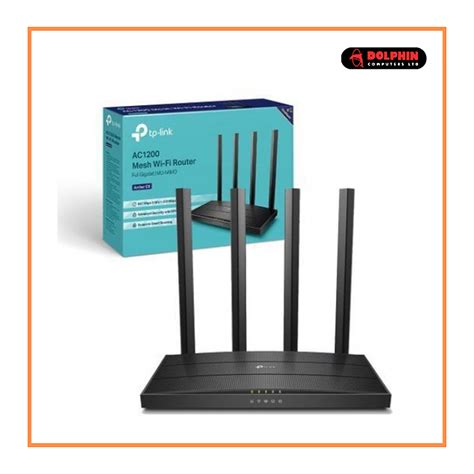 Tplink Archer C6 AC1200 1200mbps MU-MIMO Gigabit Router | Dolphin ...