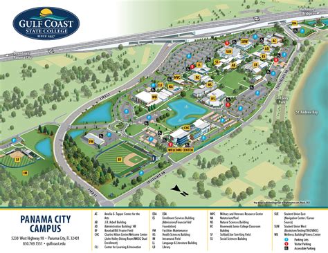 Us East Coast College Map Campus Map | LAMC