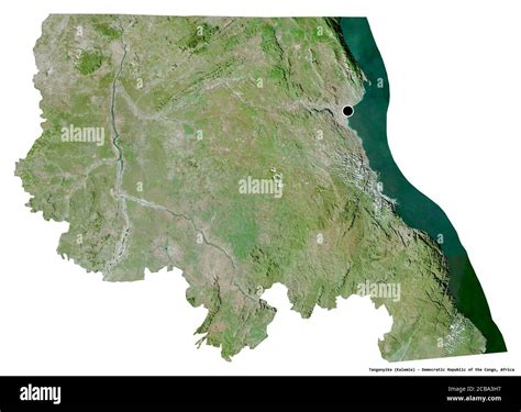 Shape of Tanganyika, province of Democratic Republic of the Congo, with ...