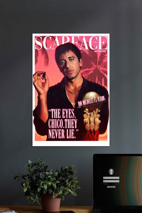 SCARFACE x CHICO | Al Pacino | Movie Poster | Posterized.in