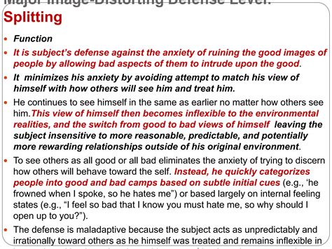 7.Defense mechanisms-Major Image-Distorting Defense Level.pptx