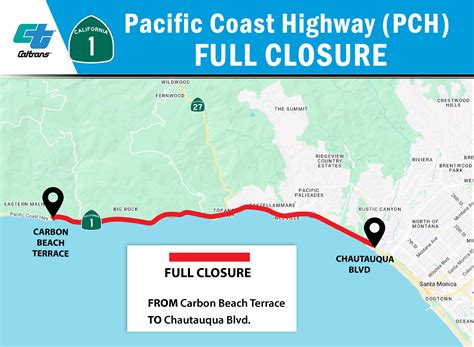 California Highway Closures Map