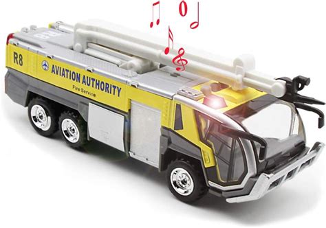 Buy Ailejia Airport Fire Trucks Toy for Boys Fire Engine Toys Fire ...