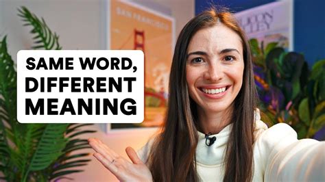 Same words, different meanings | Pronunciation and definition changes ...
