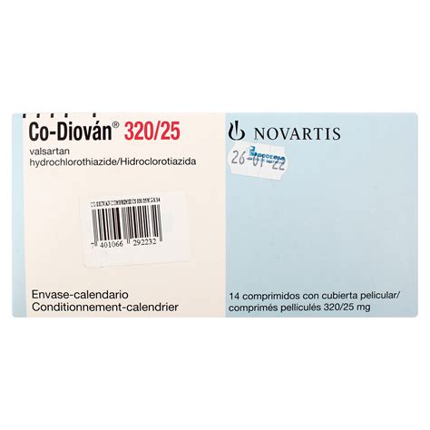 Comprar Co-Diovan Novartis 320 Mg/ 25 Mg X 14 Tablletas | Walmart Guatemala - Paiz | Guatemala