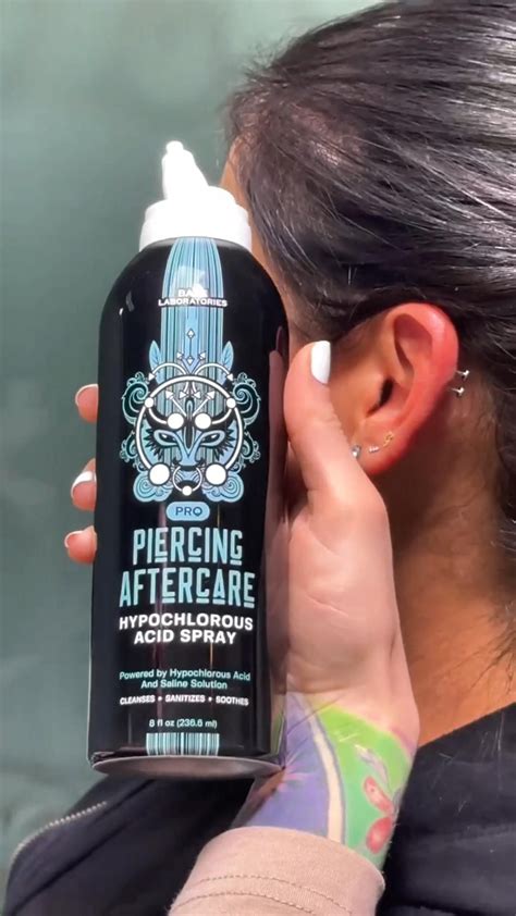 Helix Piercing Aftercare Tips | How to Care Tips ideas | piercing, ear ...