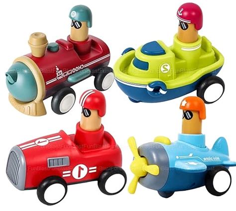 FunBlast Unbreakable Toy Vehicles Play Set for Kids - Friction Power ...