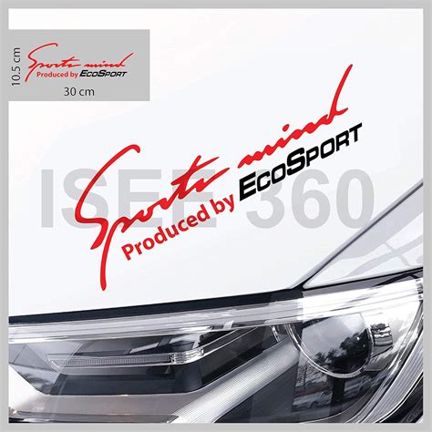 ISEE 360® Sports Mind Produced by Ecosport Car Stickers Exterior ...