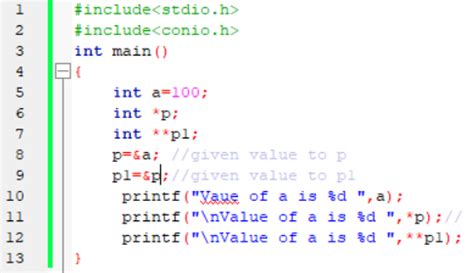 Image result for Mulitple Pointer C-code