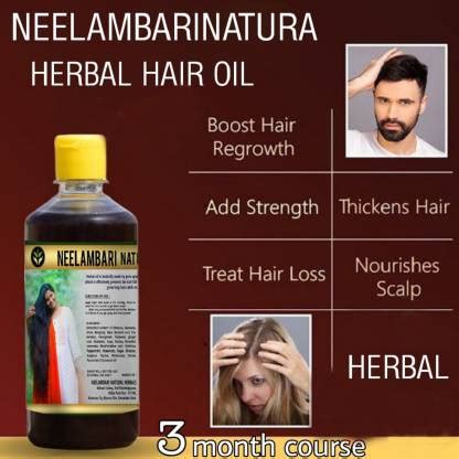 Neelambari 100% Adivasi Herbal Hair Oil Adivasi Ayurvedic Hair Growth ...