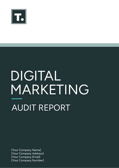 Free Digital Marketing Audit Report Template to Edit Online