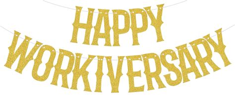 Happy Workiversary Banner, Work Party Decoration, Happy Work ...