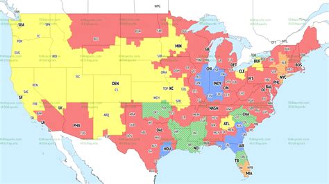 NFL Coverage Map Week 14: TV Broadcast Schedule and Announcers for FOX ...