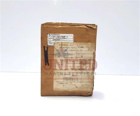 WOODWARD SPEED CONTROLLER DPG-2401-002 CUMMINS EFC ENGINES REV D ...