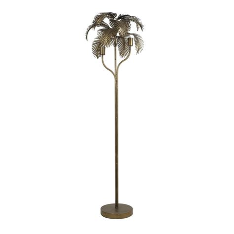 Palm Antique Bronze Floor Lamp - The Victorian Company