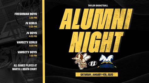 Taylor Basketball Alumni Night, 56 Cooper Ave, Cleves, OH, United ...