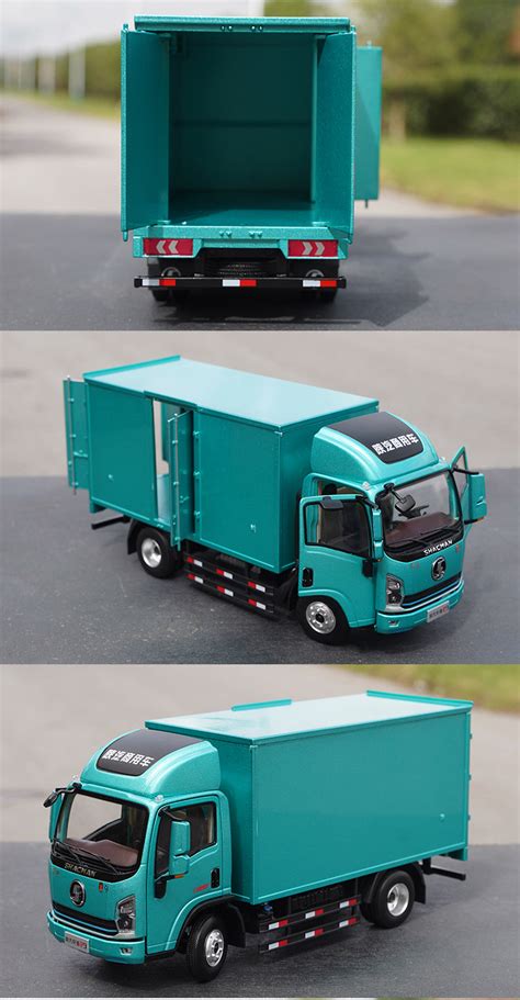 Original factory Shaanxi Shacman 1:24 Diecast Xuande Wing 9 Light van ...