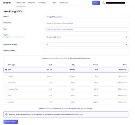 Image result for pgAdmin Create a Database