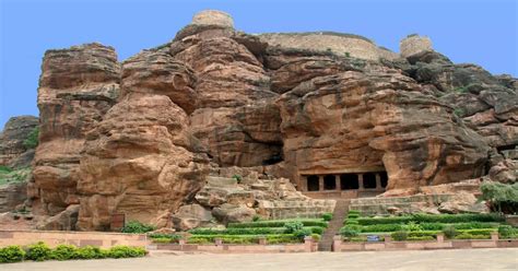 In pics: Rock-cut wonders of Badami Caves | Times of India