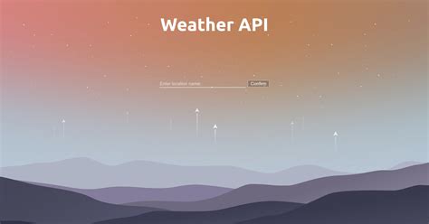 Image result for Simple Weather API Template