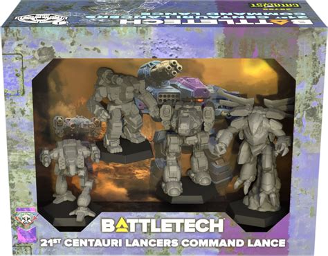 Buy BattleTech - 21st Centauri Lancer Command - Catalyst Game Lab ...