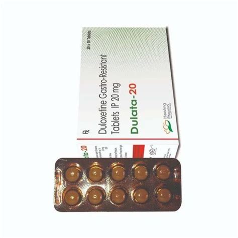 Antidepressant Medicine - Dulata - Duloxetine Gastro-Resistant Tablets ...