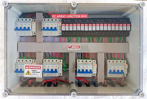 ASPA SOLAR DC ARRAY JUNCTION BOX AJB DCDB 6 IN 6 OUT 1000V 20A MCB ...