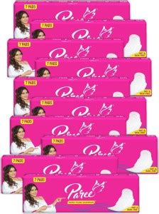 Paree Soft & Rash Free Regular Sanitary Pads, With 3 Seconds Absorption ...