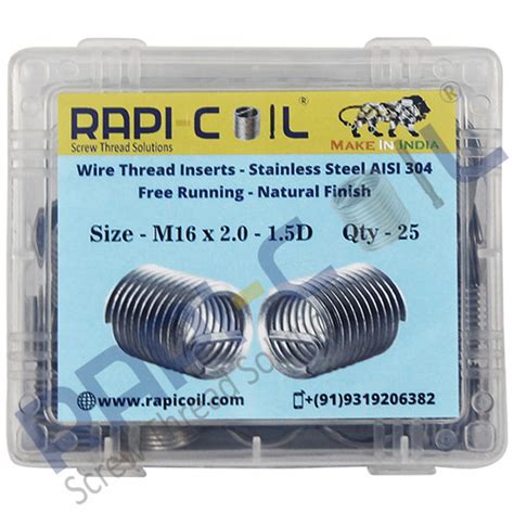 M16 x 2.0 Wire Thread Inserts kit | RAPI-COIL
