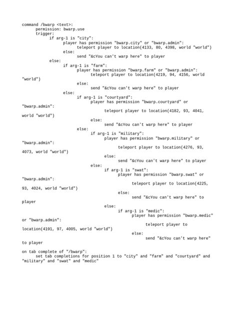 Image result for Permissions Warp Essentials Tutorial