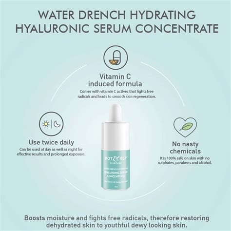 Buy DOT & KEY WATER DRENCH HYDRATING HYALURONIC SERUM CONCENTRATE, 15ML ...