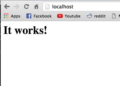 localhost setup 的图像结果