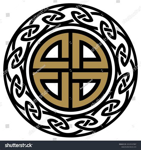 Celtic Shield Knot Vector