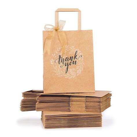 Perfect Thank-You Kraft Paper Bags for Gift Giving with No Need for ...