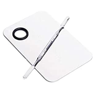 Buy Stainless Steel Cosmetic Makeup Palette Spatula Foundation Mixing ...
