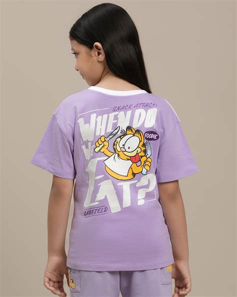 Garfield Relaxed Fit Tshirt For Girls – Kidsville