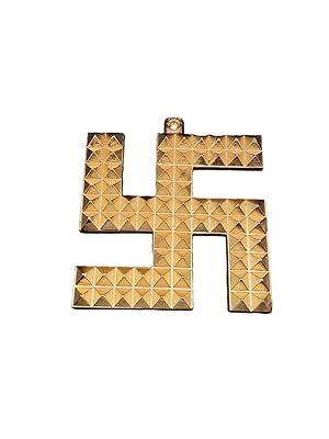 Buy Dharmsaar Copper Swastik Pyramid Vastu Yantra for Door Entrance ...